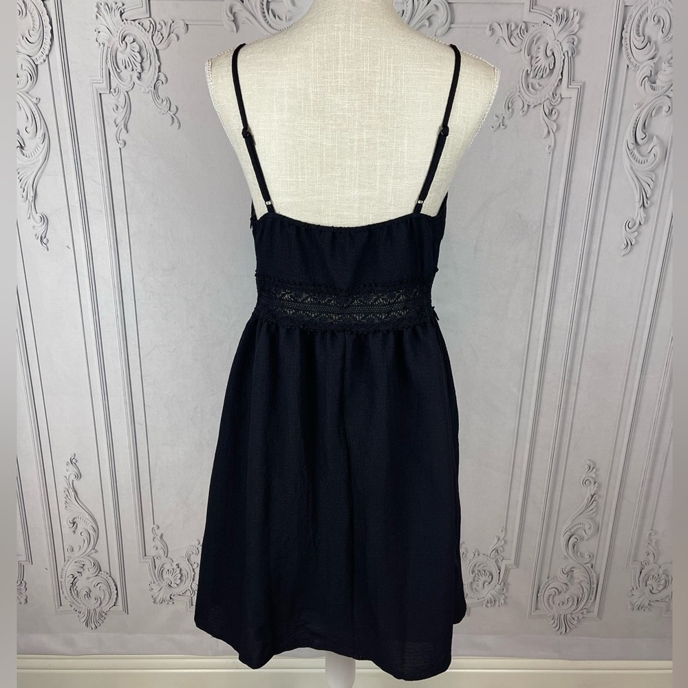 Bohemian Casual Cami V-neckline Flared Hem Summer Beach Dress - Picture 8 of 11
